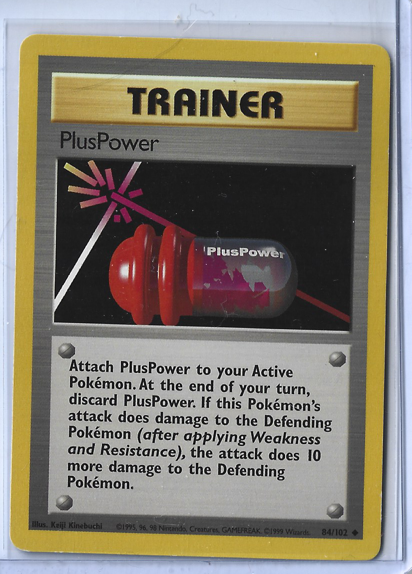 Unlimited Base Set 84-102 Trainer - PlusPower