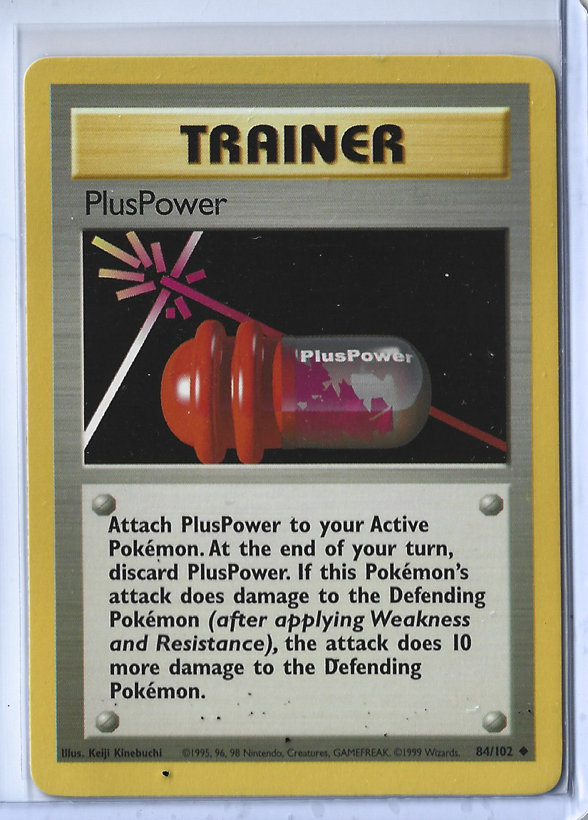 Unlimited Base Set 84-102 Trainer - PlusPower