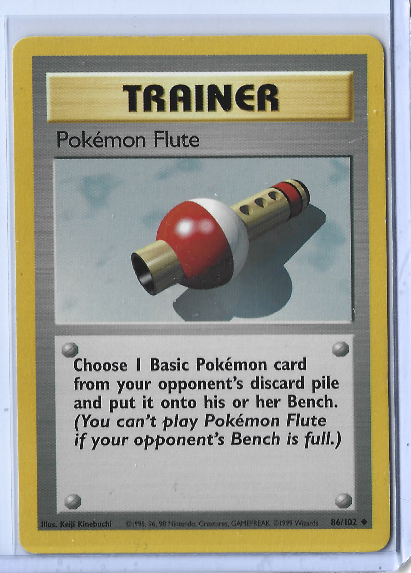 Unlimited Base Set 86-102 Trainer - Pokemon Flute