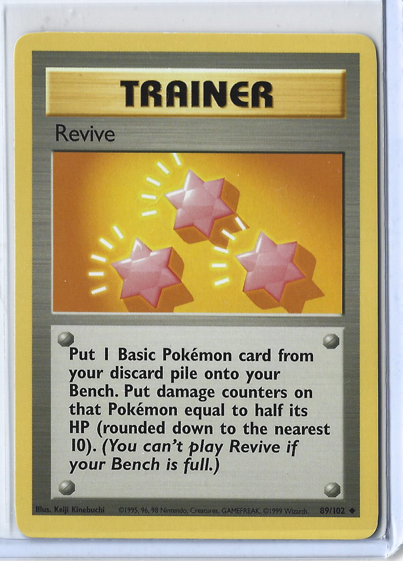 Unlimited Base Set 89-102 Trainer - Revive card 2