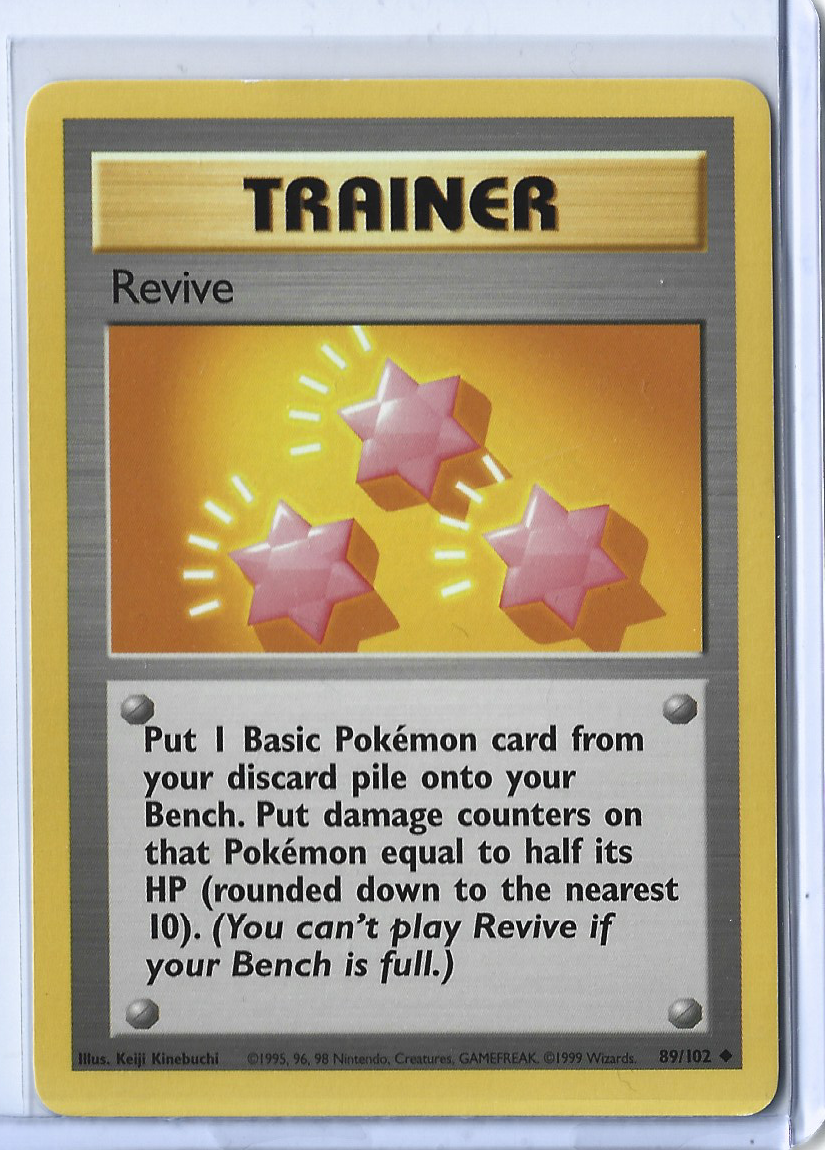 Unlimited Base Set 89-102 Trainer - Revive card 2card 2