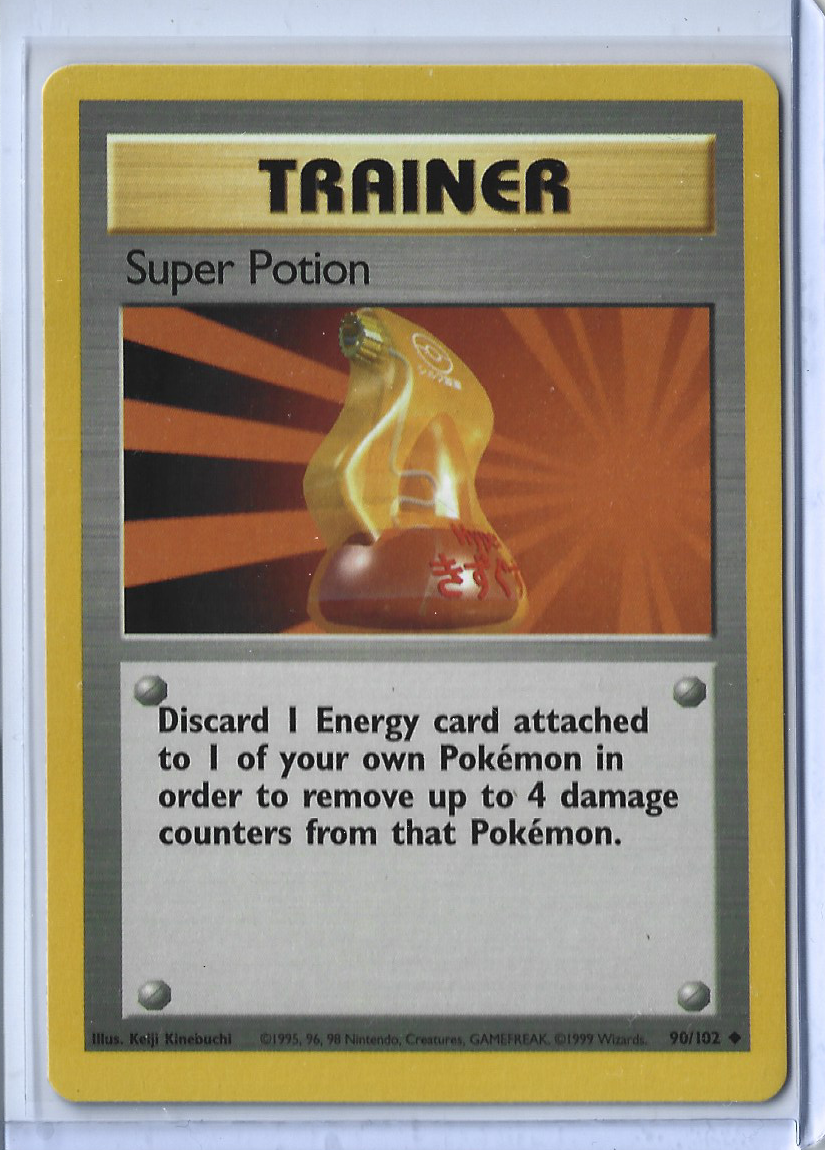 Unlimited Base Set 90-102 Trainer - Super Potion