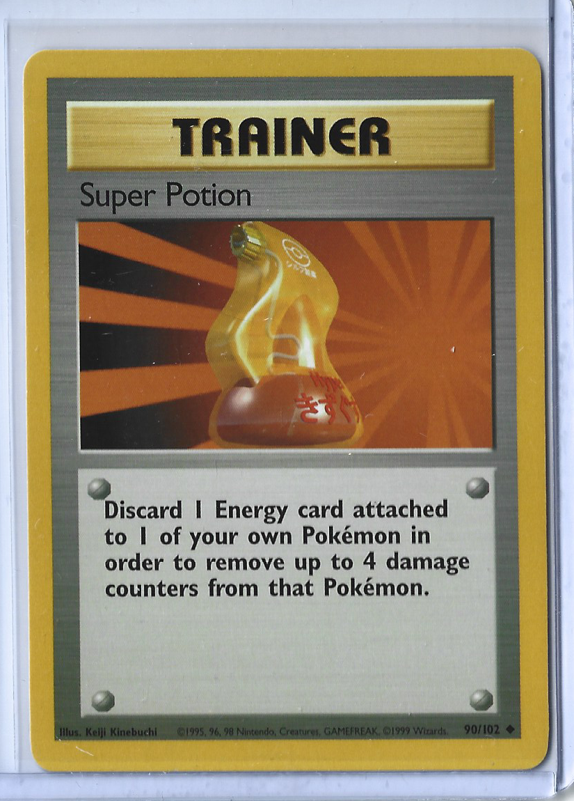 Unlimited Base Set 90-102 Trainer - Super Potion