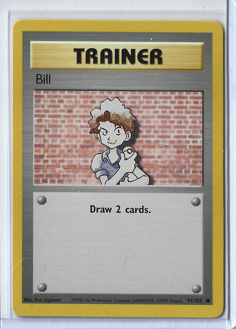 Unlimited Base Set 91-102 Trainer - Bill