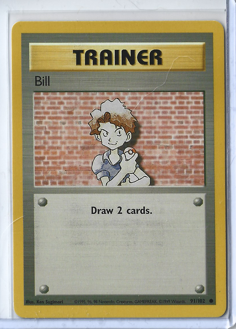 Unlimited Base Set 91-102 Trainer - Bill