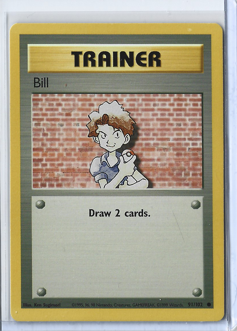 Unlimited Base Set 91-102 Trainer - Bill
