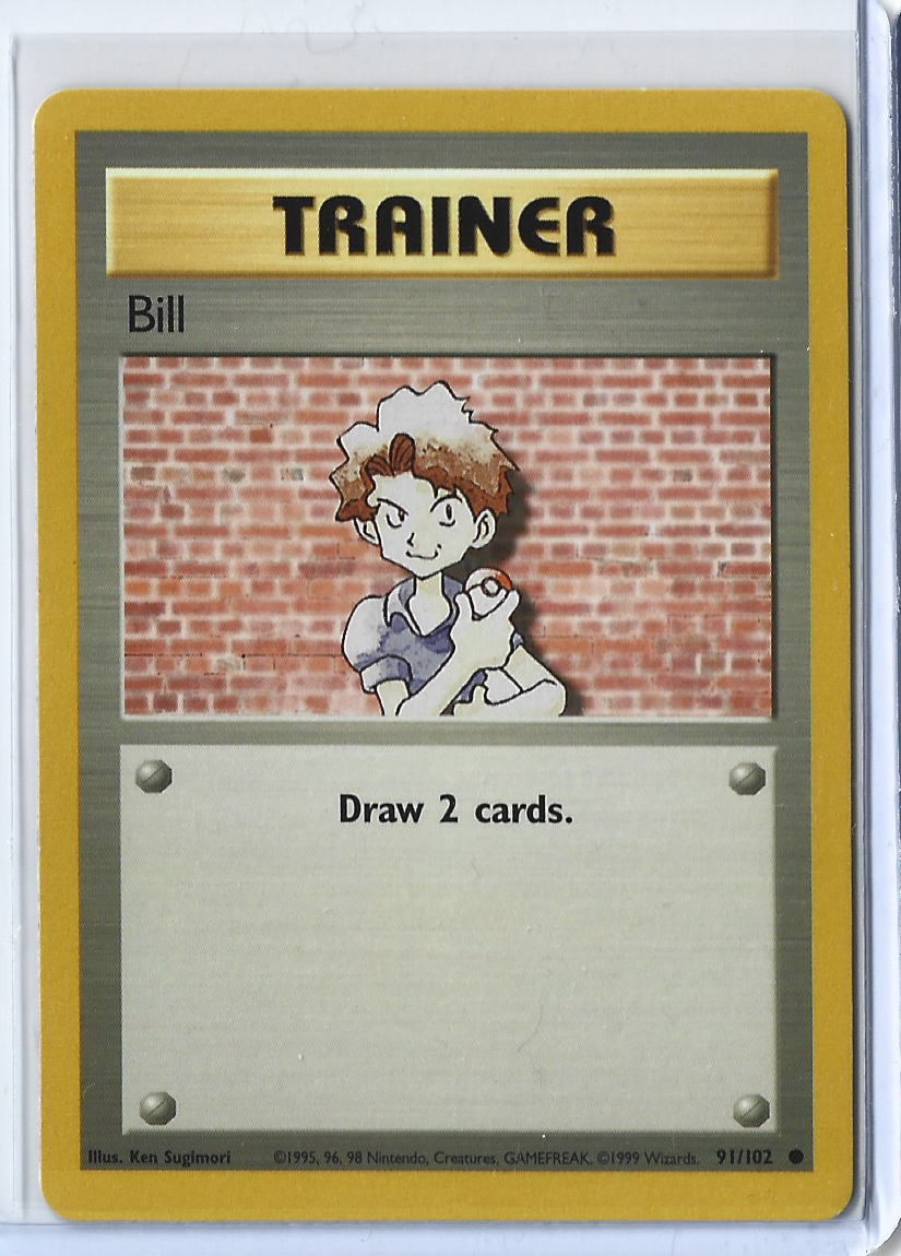 Unlimited Base Set 91-102 Trainer - Bill