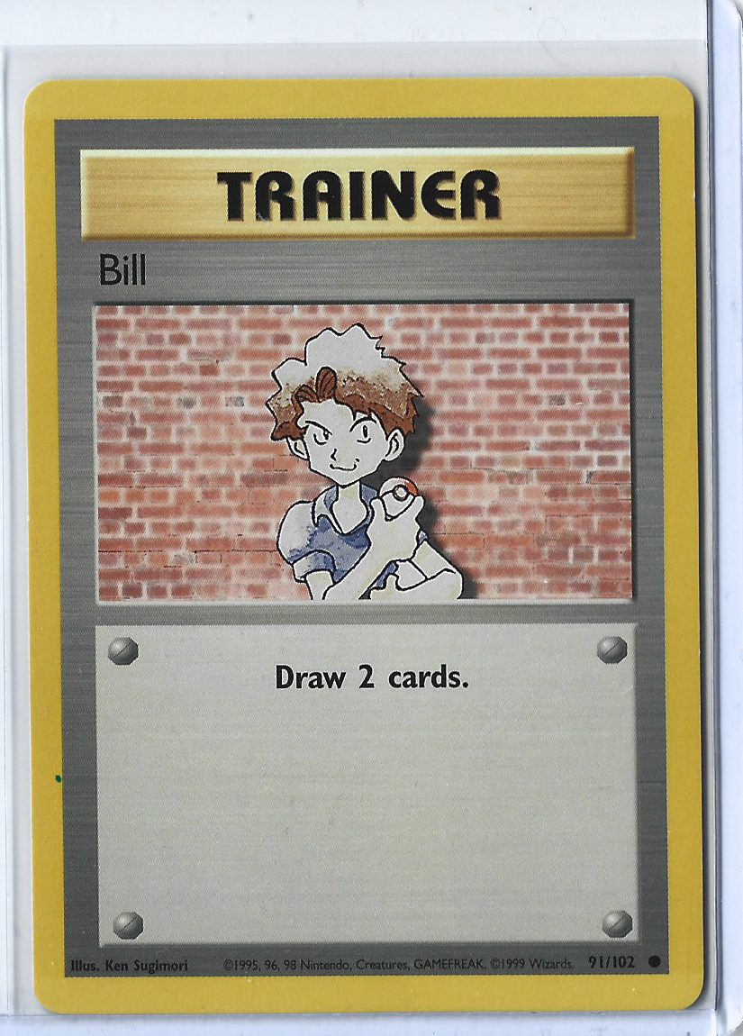 Unlimited Base Set 91-102 Trainer - Bill