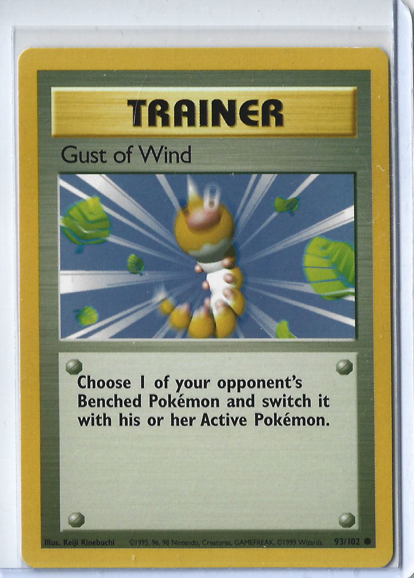 Unlimited Base Set 93-102 Trainer - Gust of Wind