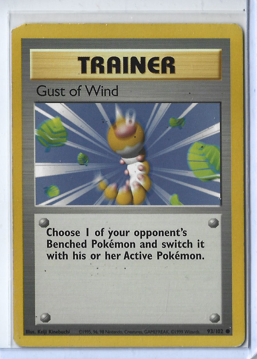 Unlimited Base Set 93-102 Trainer - Gust of Wind