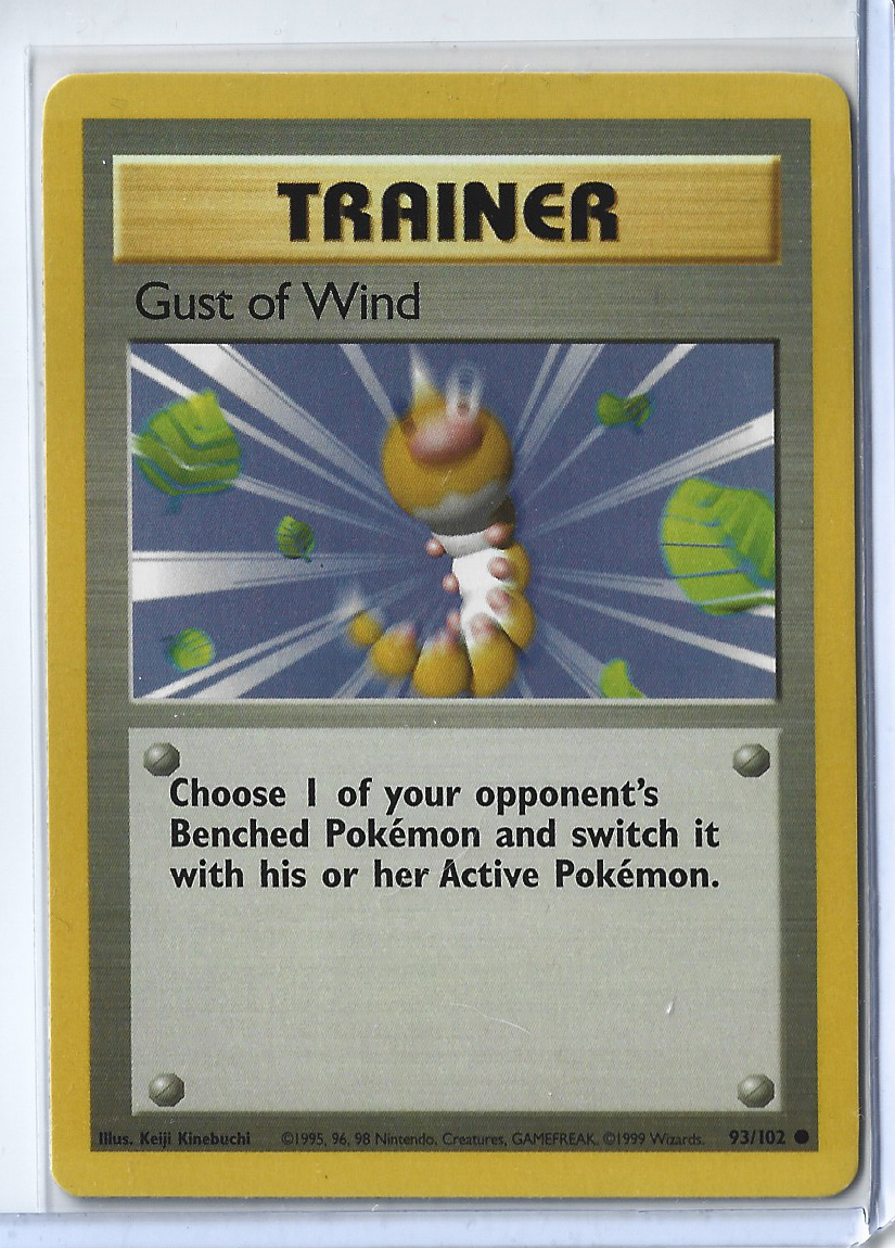 Unlimited Base Set 93-102 Trainer - Gust of Wind