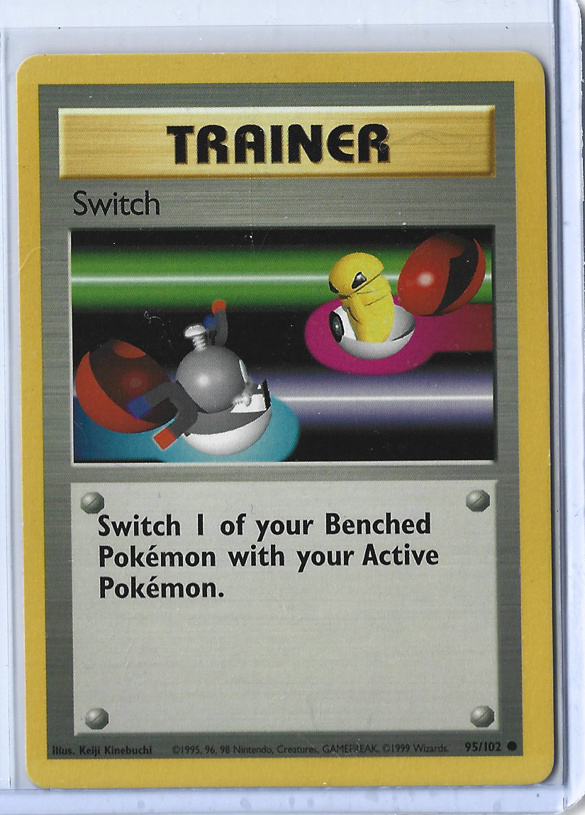 Unlimited Base Set 95-102 Trainer - Switch