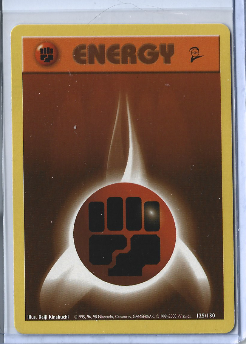 Unlimited Base Set 97-102 Energy - Fighting Energy