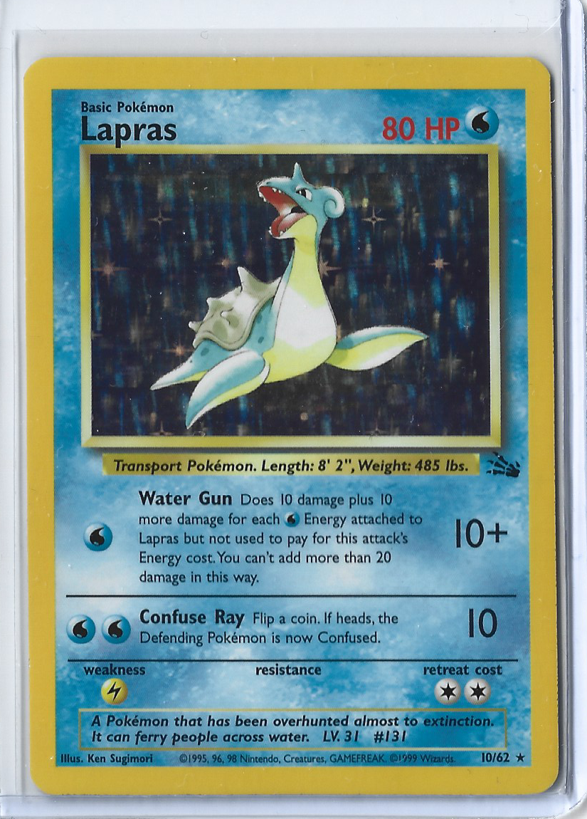 Fossil 10-62 Lapras