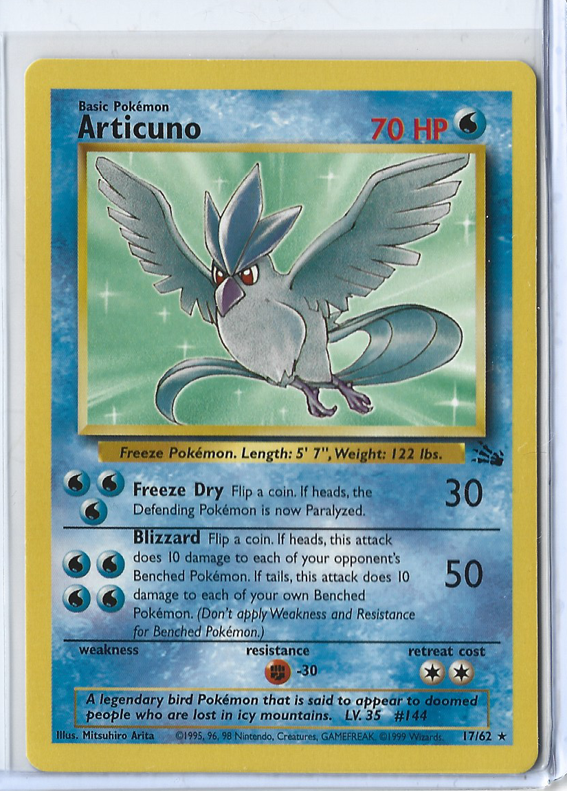 Fossil 17-62 Articuno