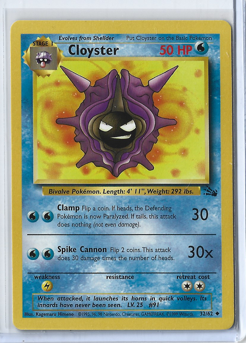 Fossil 32-62 Cloyster