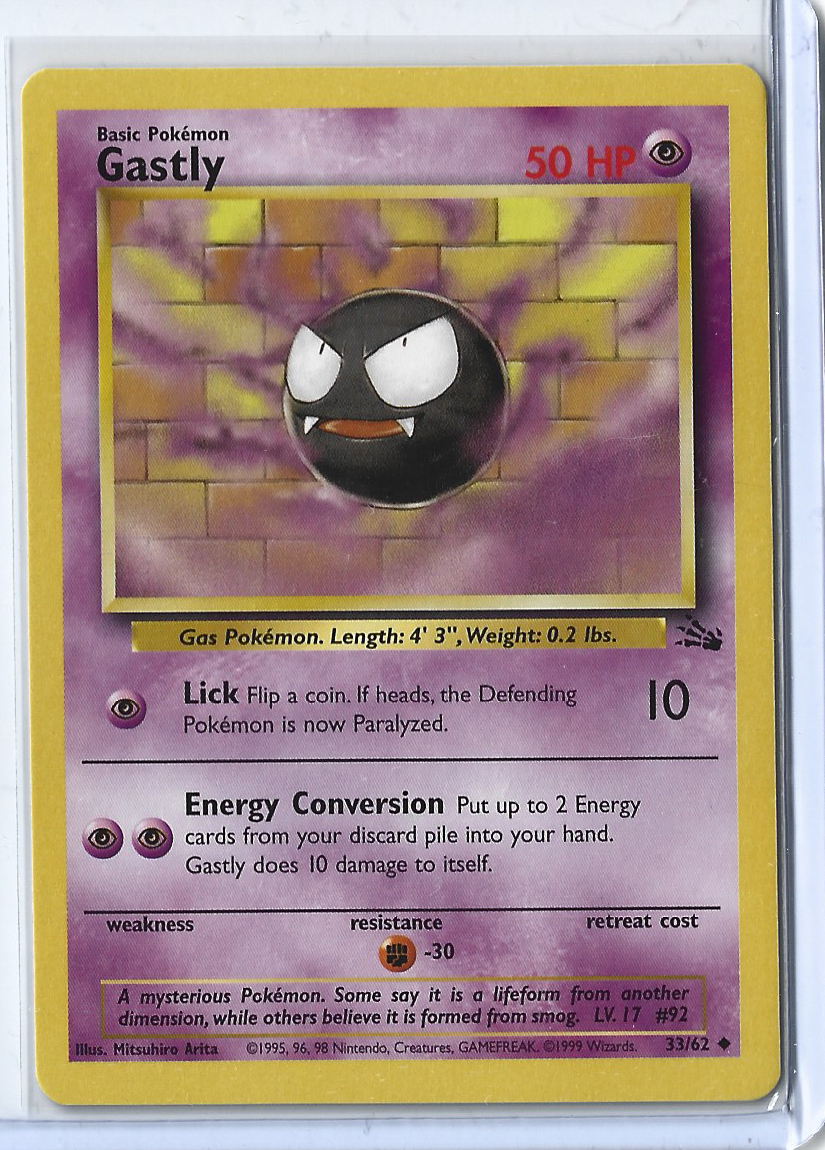 Fossil 33-62 Gastly