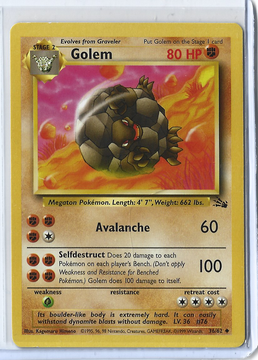 Fossil 36-62 Golem