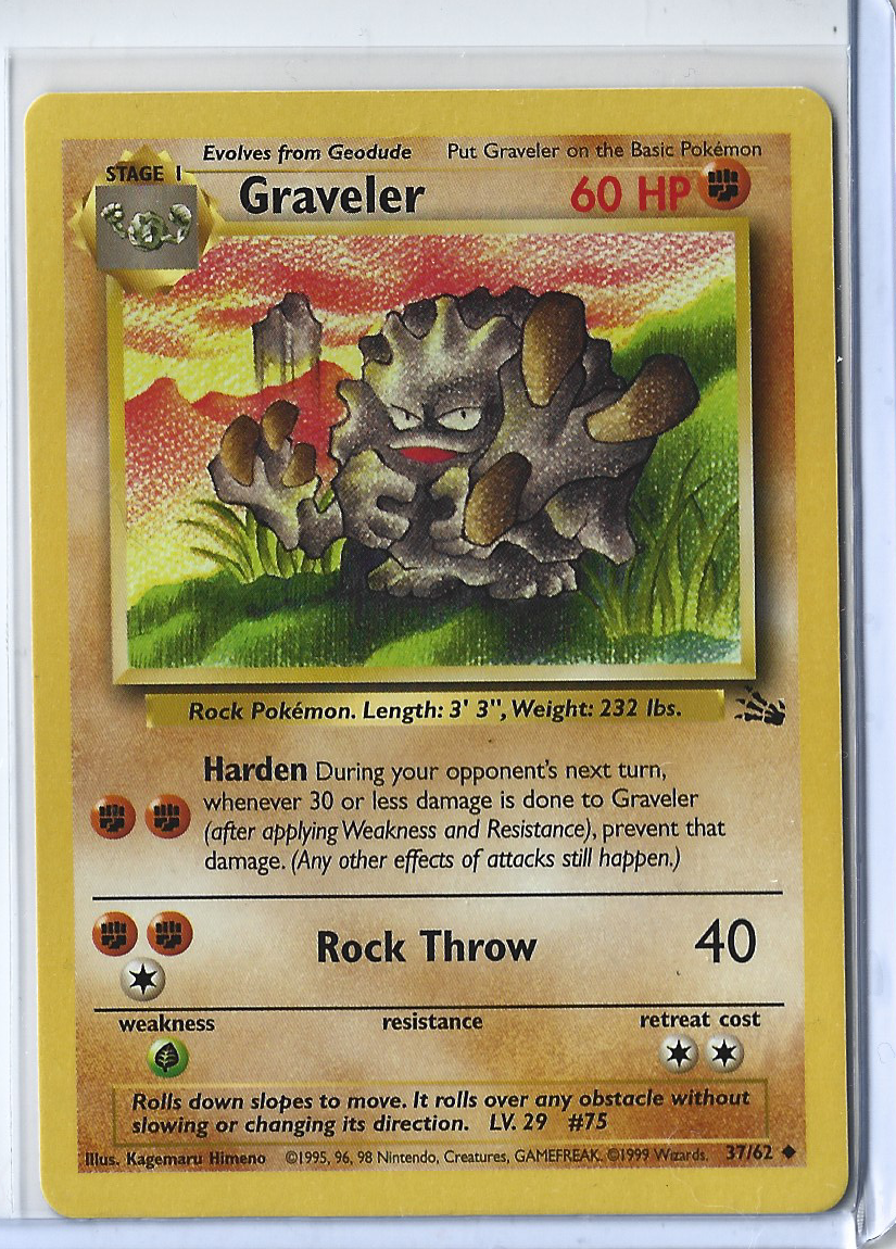 Fossil 37-62 Graveler