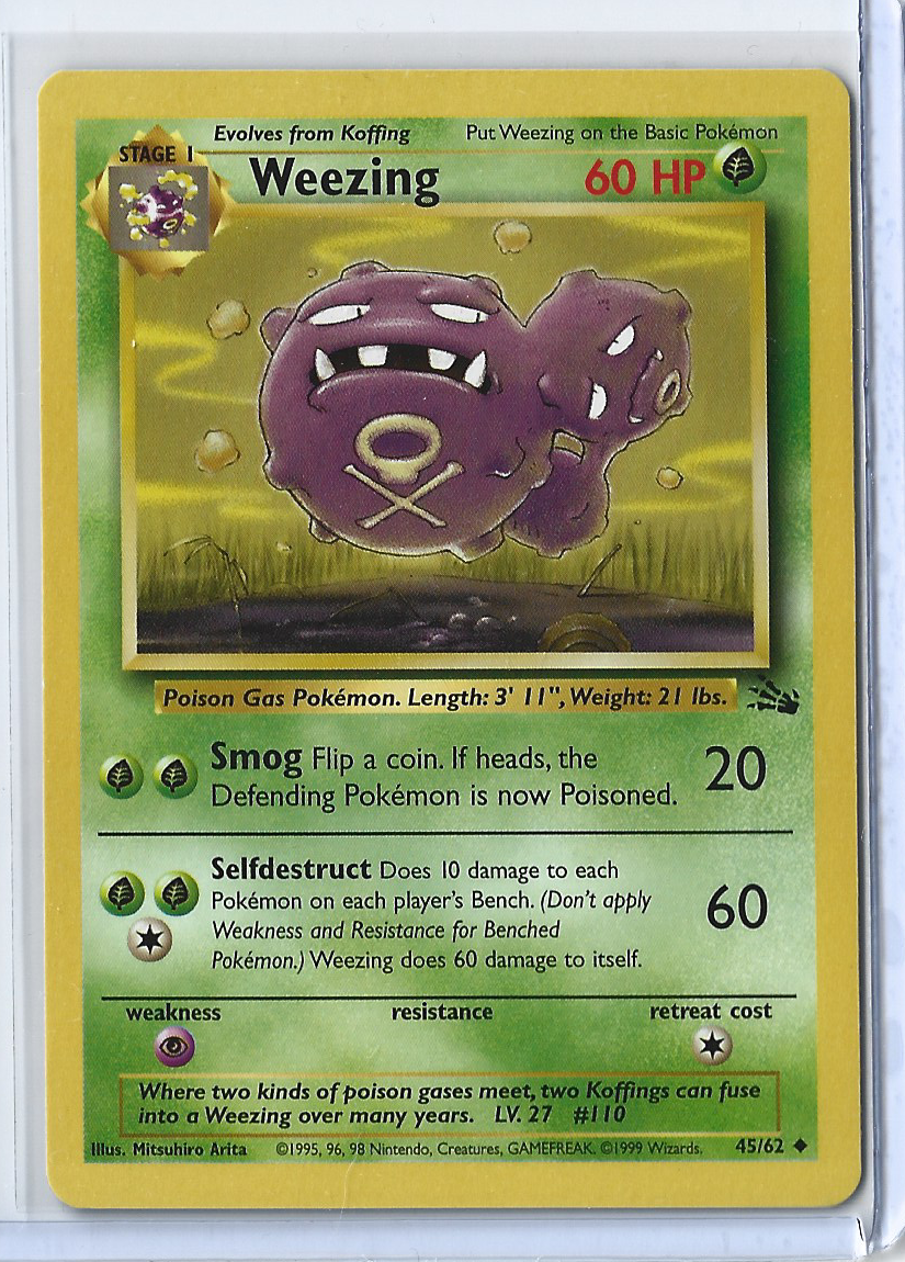 Fossil 45-62 Weezing
