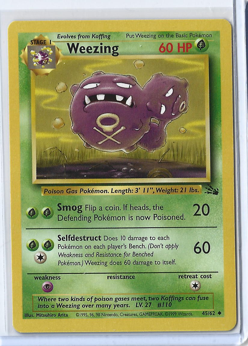 Fossil 45-62 Weezing