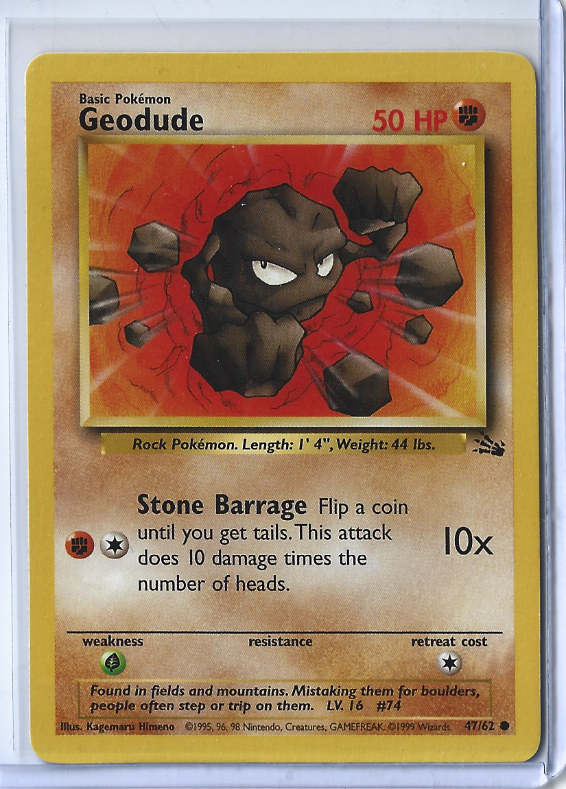 Fossil 47-62 Geodude