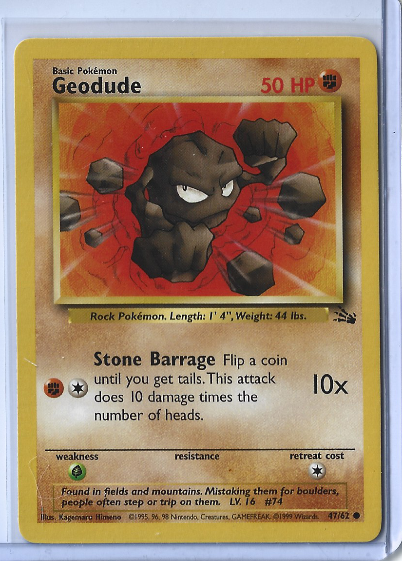 Fossil 47-62 Geodude