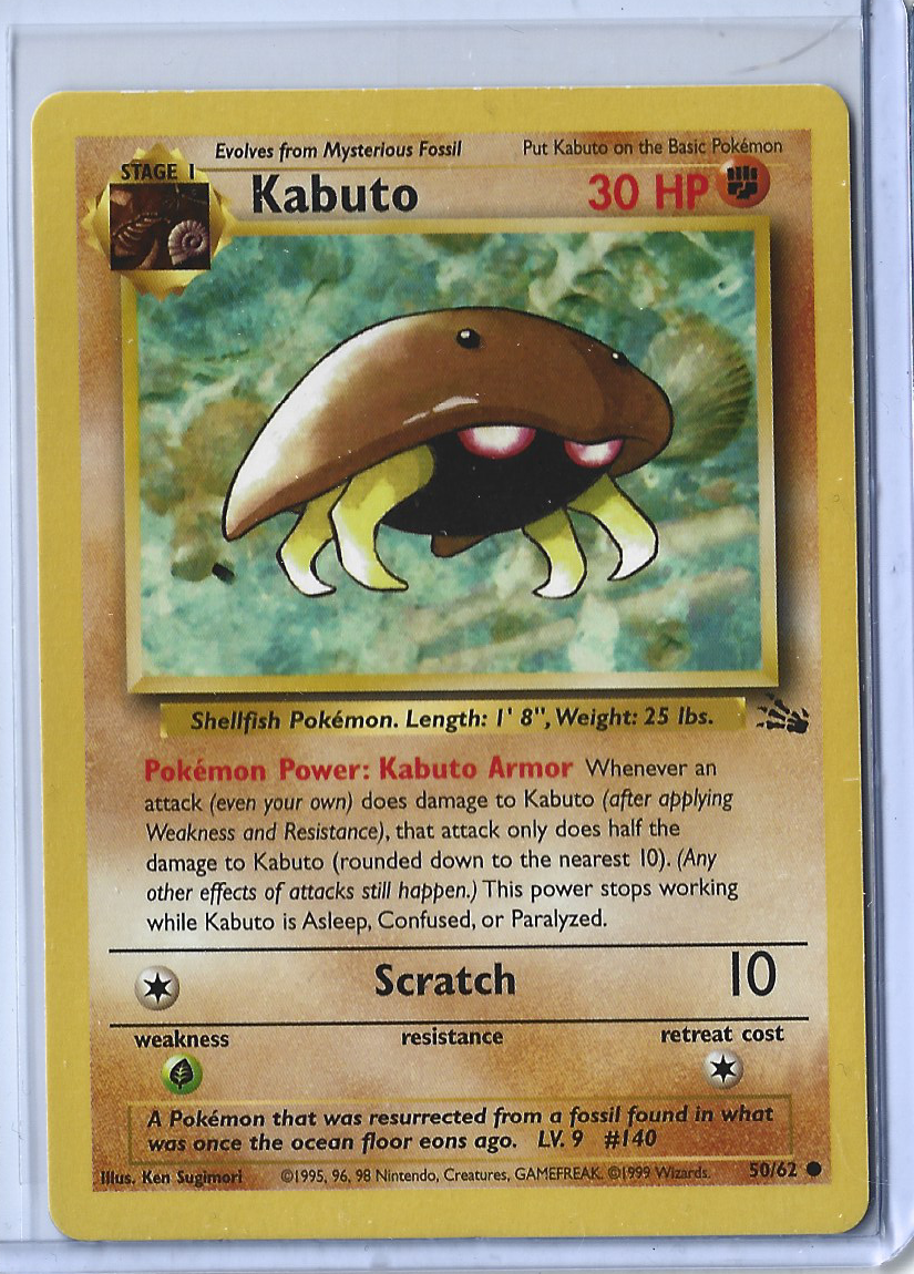 Fossil 50-62 Kabuto card 4