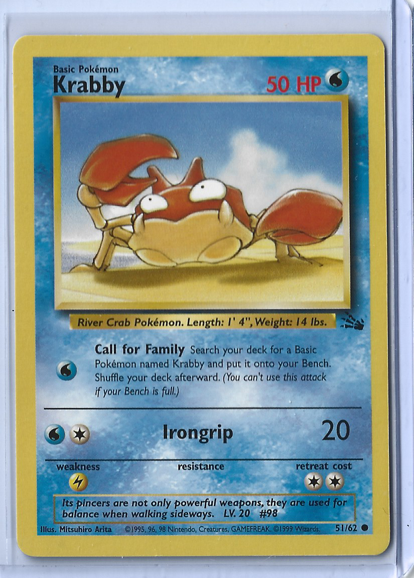 Fossil 51-62 Krabby