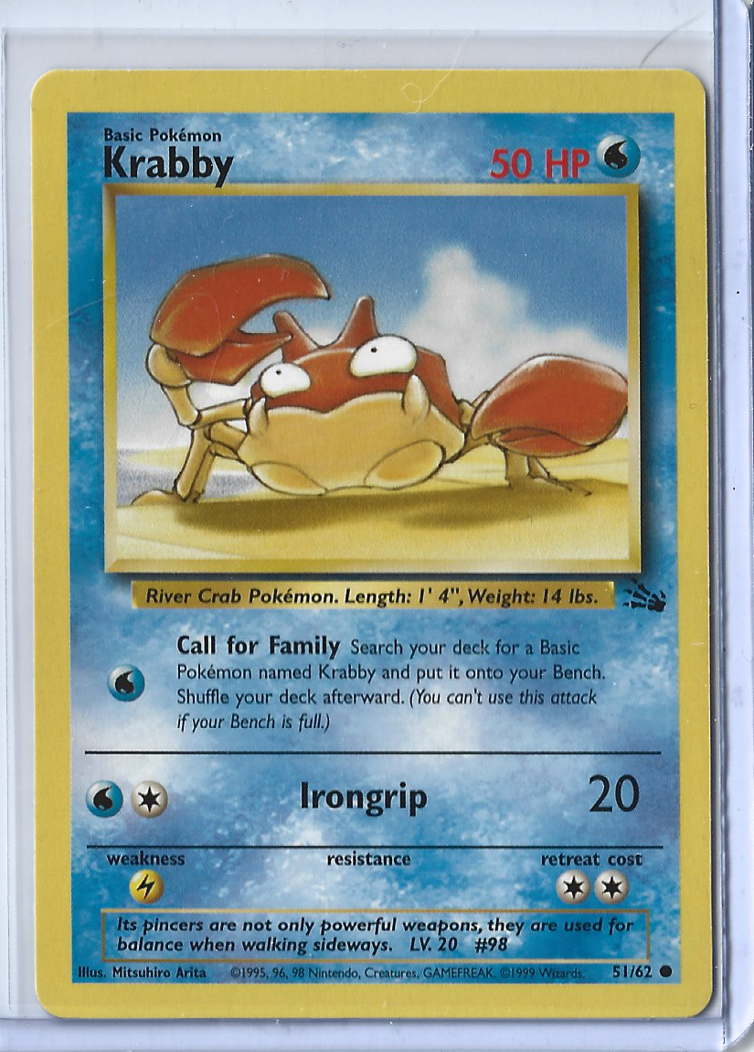 Fossil 51-62 Krabby