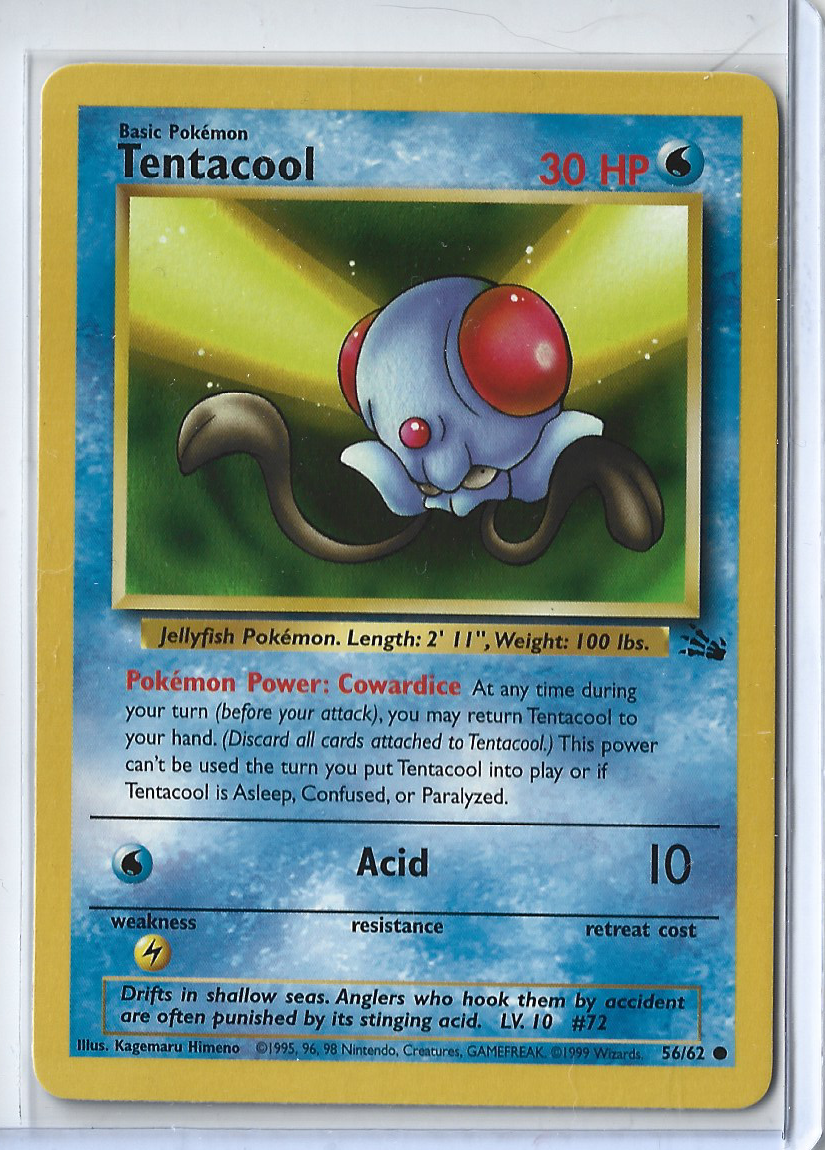 Fossil 56-62 Tentacool