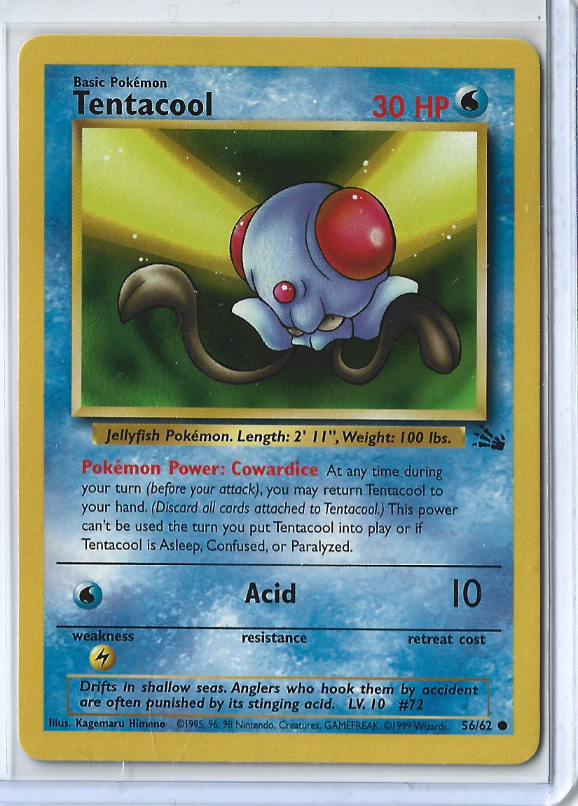 Fossil 56-62 Tentacool