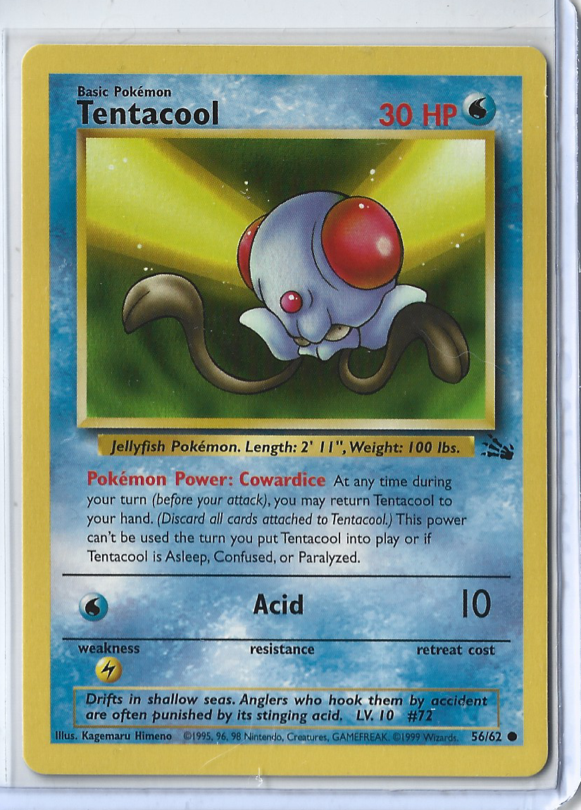 Fossil 56-62 Tentacool