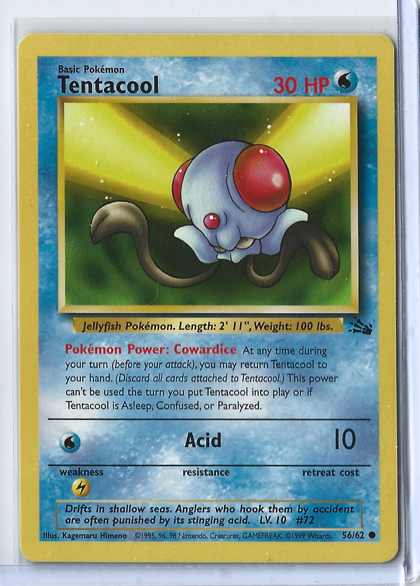 Fossil 56-62 Tentacool
