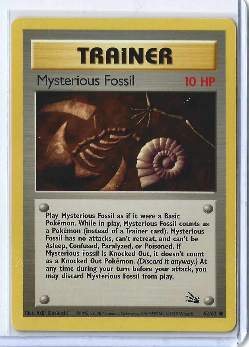 Fossil 62-62 - Trainer -Mysterious Fossil