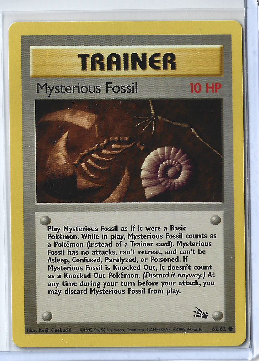 Fossil 62-62 - Trainer -Mysterious Fossil