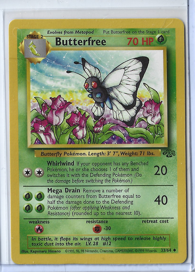 Jungle 33-64 Butterfree card 1
