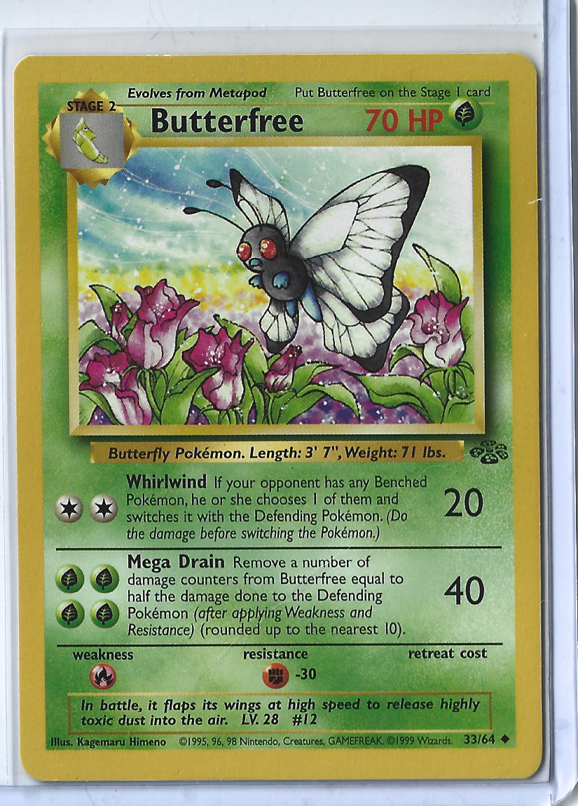 Jungle 33-64 Butterfree card 2