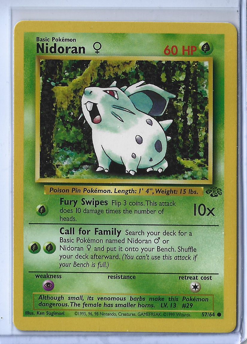 Jungle 57-64 Nidoran F