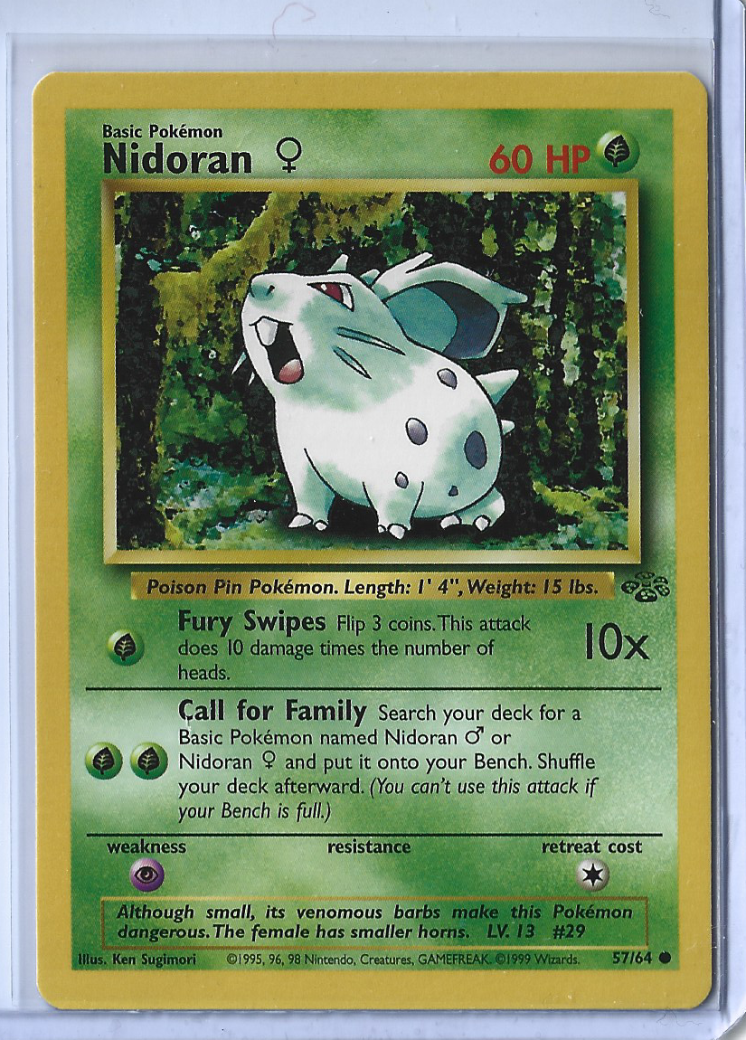 Jungle 57-64 Nidoran F