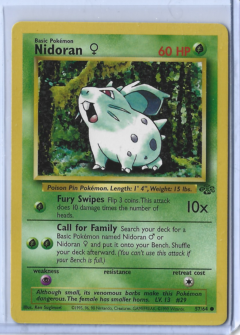 Jungle 57-64 Nidoran F