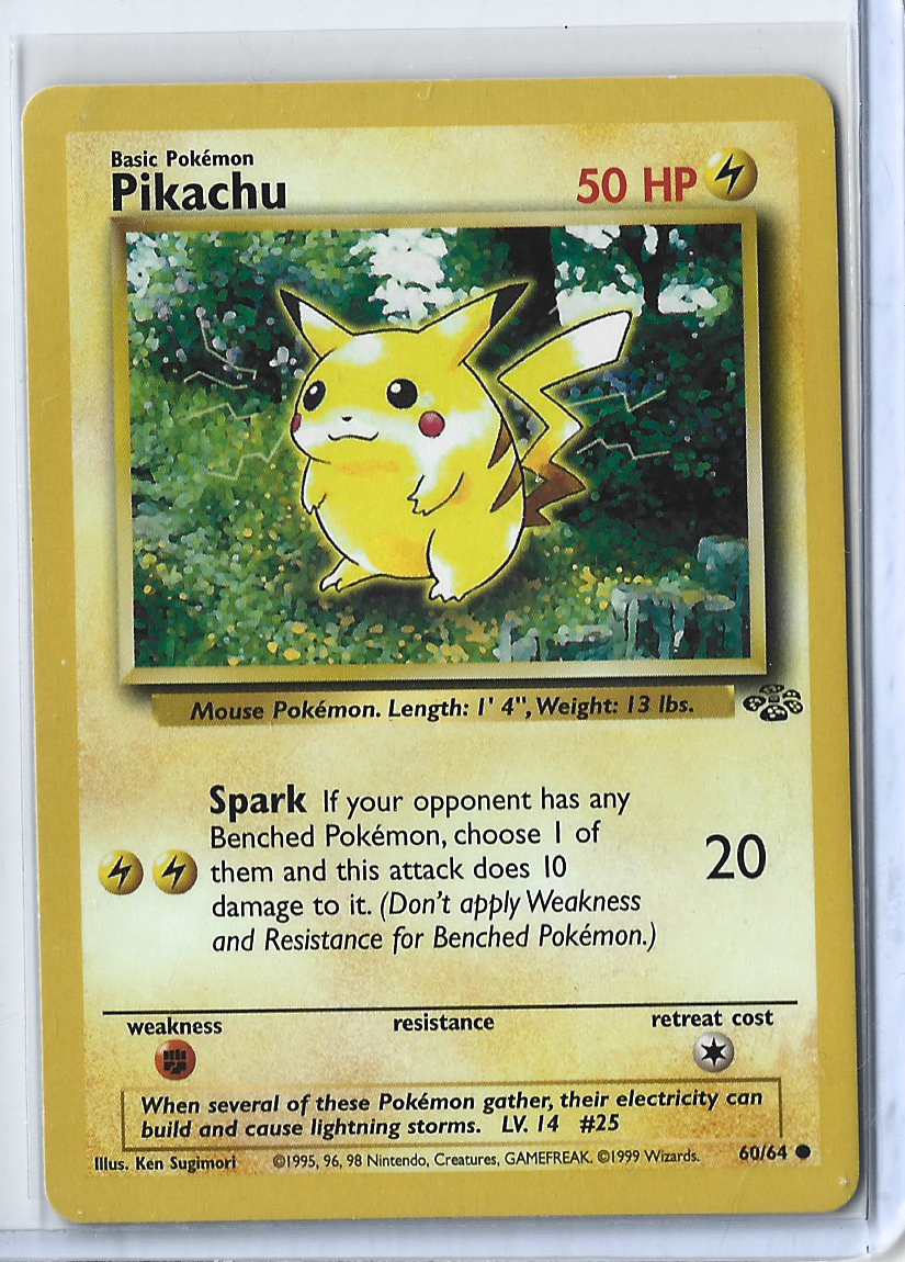Jungle 60-64 Pikachu